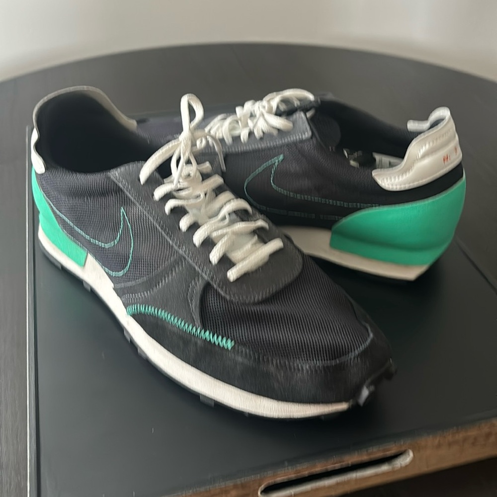 Nike Black and Green Men's Shoes